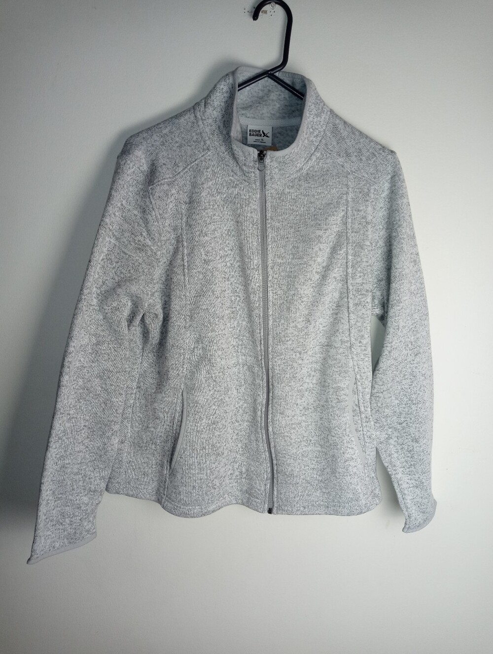 Eddie Bauer Full Zip Sweater Fleece Size XL